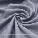 4-Pack Fitted Crib Sheets for Boys and Girls - Breathable, Soft Microfiber Baby Sheets in Grey and Navy by TinyTreasures Baby Boutique