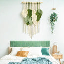 Macrame Wall Hanging Boho Wall Tapestry Handmade Woven Leaf Wall Decor Crochet Wall Art for Home Office Apartment(15.8" W x 31.5" L) by CozyNest Decor