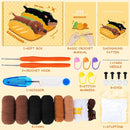 Crochet Kit for Beginners - 2 PCS Dachshund Crochet Kits with Step-by-Step Video Tutorials, Beginner Crochet Kit for Adults, Crochet Animal Kit for Kids, Dog Craft Knitting Kit by TinyTreasures Baby Boutique