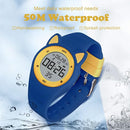 Kids Watches for Girls Boys Digital Sport Watch with Step Counter Pedometer Vibration Alarm Clock, No App Waterproof Fitness Tracker Kids Watch Boys Girls Teens Students Ages 5-16 by TinyTreasures Baby Boutique