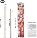 Recorder Instrument for Beginner Kids Adults,8-Hole Soprano Descant Recorder Music Flute with with Cleaning Rod & Leather Case For School Student Home Entertainment(2-Dense Cat) by TinyTreasures Baby Boutique