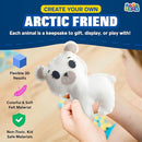 MOMOTOYS Arctic Animals Beginner Sewing Kit for Kids Ages 7+ – Includes 9 Kids Sewing Projects with Tools & Art Supplies – DIY Felt Crafts for Girls & Boys – Gifts for 7, 8, 9, 10, 11, 12 Year Old by TinyTreasures Baby Boutique