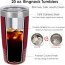 Personalized Tumbler for Women, Custom Coffee Travel Mug, Valentine's Day Gift, Mother’s Day Gift, Small Tumbler with Lid, Keep Drinks Cold and Hot, Engraved Name by iProductsUS (Red, 20oz) by TinyTreasures Baby Boutique