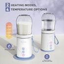 Portable Bottle Warmer, Travel Baby Bottle Warmer for Breastmilk On The Go, Leak-Proof, 2 Modes Fast Heating by TinyTreasures Baby Boutique