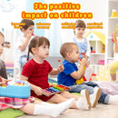 Xylophone for Toddlers 1-3 Kids Musical Instruments for Toddlers 1-3 Baby Kids Wooden Toy Toddler Xylophone for Babies 6 Months and Up Wooden Kid's Preschool Musical Instruments by TinyTreasures Baby Boutique