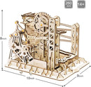 ROKR 3D Wooden Puzzles for Adults-Marble Run Model Building Kit-Wood Model Kit (LG503★Lift Coaster) by TinyTreasures Baby Boutique