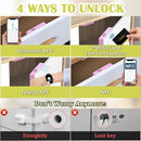 Eseesmart Smart Cabinet Lock, Hidden RFID Electronic Bluetooth Drawer Locks, Baby Proofing Child Safety Cabinet Locks for Liquor Cabinet Locker Drawer Cupboard Desk Dresser Adults by TinyTreasures Baby Boutique