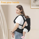Baby Carrier Newborn to Toddlers - Ergonomic Adjustable Soft Breathable Comfort Infant Carrier for 7-35lbs, Enhanced Support, Easier to Wear by TinyTreasures Baby Boutique