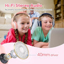 EarFun 2Packs Kids Bluetooth Headphones, K2 Kid Headphone with Volume Limited, 40H Playtime, Built-in Mic, Stereo Sound, Foldable Over-Ear Headphones for Kids/School/Travel by TinyTreasures Baby Boutique