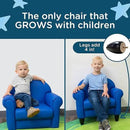 Children's Factory As We Grow Toddler Chair, Flexible Seating for Daycare or Preschool, Kids Reading Couch, Playroom Furniture, Blue by CozyNest Decor