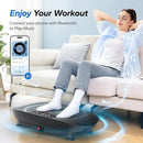 MERACH Vibration Plate Exercise Machine, Whole Body Workout Equipment for Women, Bluetooth and Silicone Pedal, Vibration Plate with Auto Mode, Vibrate Fitness Platform for Home by CozyNest Decor