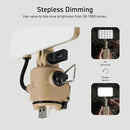 ELECOM NESTOUT Outdoor Camping LED Panel Flashlight w/ Mini Tripod, Dimmable USB Powered LED Light, IP44 Water Dust Resistant, 30-1000 Lumen, Portable Lantern for NESTOUT Power Bank, Beige (Flash-1) by CozyNest Decor