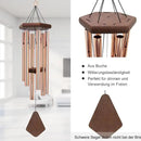 Memorial Wind Chimes for Outside, Wind Chime Outdoor Deep Tone, Sympathy Wind-Chime Personalized with 6 Tuned Tubes, Elegant Chime for Garden Patio Balcony and Home Gold by CozyNest Decor