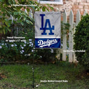 WinCraft Los Angeles Dodgers Garden Flag with Stand Holder by GreenHaven Gardens