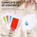 4-Pack Inkless Baby Hand and Footprint Kit with Mess-Free Ink Pad – Baby Safe Ink Pad for Hand, Foot & Paw Prints – Newborn Footprint & Paw Print Kit for Dogs and Cats – 16 Cards(Candy) by TinyTreasures Baby Boutique