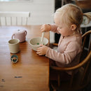 mushie Dinnerware Cups For Kids | Made in Denmark, Set of 2 (Ivory) by TinyTreasures Baby Boutique