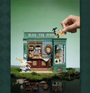 Rolife DIY Miniature House Kit Alice's Tea Store, Tiny House Kit for Adults to Build, Mini House Making Kit with Furniture, Halloween/Christmas Decorations/Gifts for Family Friends (Alice's Tea Store) by TinyTreasures Baby Boutique