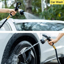 FANHAO Heavy Duty Fireman's Hose Nozzle, Metal Water Nozzle with 8 Spray Patterns，High Pressure Garden Hose Sprayer with Lever Control and Non-Slip Grip to Water Lawns & Plants, Wash Cars & Clean by GreenHaven Gardens