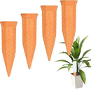 Plant Self Watering Stakes 4 Pack Terracotta Watering Spikes for Indoor and Outdoor Plants,Wine Bottle Plant Watering Devices, Automatic Plant Waterers for Vacation by GreenHaven Gardens