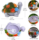 Outdoor Turtle Key Hider Statue - Cute Succulent Turtle Hide a Key Outdoor Decorative - Small Gift Box for Women, Home Decor & Turtle Gifts (Turtle) by GreenHaven Gardens