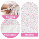 College Laundry Bag, Dirty Clothes Laundry Bag With Drawstring Handles For College Dorm Laundromat Apartment Travel Camp 29" X 18" Women Girls Back To School Birthdays Gift, Pink Florals by TinyTreasures Baby Boutique