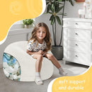 COMAX Kids Bean Bag Chair Turn into Beanbag Bed, Toddler Bean Chair Corduroy for Girl Boy Sleeping, Lazy Children Bean Bags with Filler, Convertible Child Floor Mattress, Beige by TinyTreasures Baby Boutique