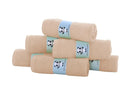 HIPHOP PANDA Baby Washcloths, Rayon Made from Bamboo - 2 Layer Ultra Soft Absorbent Newborn Bath Face Towel - Reusable Baby Wipes for Delicate Skin - Brown, 6 Pack by TinyTreasures Baby Boutique
