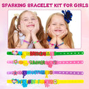 Friendship Bracelet Making Kit for Girls, Art & Craft Kits for Kids, DIY Jewelry Making with Charm & Stickers, Birthday Gifts for Ages 5-12, Toys for Ages 5, 6, 7, 8, 9, 10, 11, 12 Years Old by TinyTreasures Baby Boutique