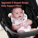 KAKIBLIN Baby Neck Pillow, Upgraded Baby Support Pillow,Babies Head Pillow,Neck Support Pillow for for Car Seat,Pushchair,Travel (Hippo) by TinyTreasures Baby Boutique
