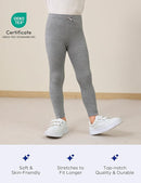 Toddler Girls Leggings 2-Pack Bamboo Viscose Little Girls Casual Stretch Pants by TinyTreasures Baby Boutique
