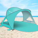 Gorich Beach Tent Sun Shelter with UPF50+ UV Protection for 3/4-5/6-7 Person, Lightweight & Portable Beach Shade Canopy with 2 Zippered Doors, Easy Setup Family Beach Umbrella by TinyTreasures Baby Boutique