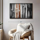 ElephantStock Ski Collection Wall Art - Horizontal Framed Canvas - 1-Piece Bathroom Wall Decor - Photography sports Canvas Print - Brown and Black Decor for Wall - 31" X 21" by CozyNest Decor