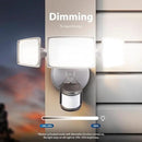 Onforu 75W LED Motion Sensor Outdoor Lights, Dusk to Dawn Flood Light Outdoor Motion Sensor, Hardwired Security Light Floodlights Outside 7500LM 6500K Daylight IP65 Waterproof (Gray) by GreenHaven Gardens