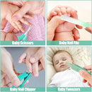Baby Healthcare and Grooming Kit for Newborn Kids, 24PCS Upgraded Safety Baby Care Kit, Newborn Nursery Health Care Set, Baby Care Products (Green) by TinyTreasures Baby Boutique