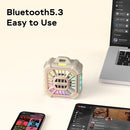 INSMY Shower Bluetooth Speaker, IP67 Waterproof Portable Small Multi Sync 100+ Speakers, Big Volume Booming Bass, 24H Playtime/Floatable/RGB Lights for Outdoor/Kayak/Beach/Golf (Khaki) by TinyTreasures Baby Boutique