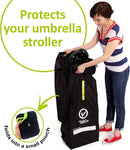 V VOLKGO Stroller Bag for Airplane, Large Cover for Airtravel, Jogger & Umbrella Stroller Cover for Travel - Fits Most Sizes, Gate Check Bag, Heavy Duty Durable Infant carrier covers for Air Travel by TinyTreasures Baby Boutique