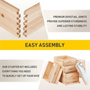 CREWORKS 5 Layer Bee Hive, Beehive for Honey, Bee Box Beekeeping Supplies, Hive Kit for Starter Beekeeper (No Frames)