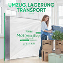 ZCHENBS® – Mattress Bags for Moving and Storage,Mattress Bag with Zippers,5 Mil Ultra-Thick Bed Bag,Waterproof,Anti-Tear,Heavy-Duty Mattress bag (Tansparent/Green, Green-Twin/Twin XL-(1 Pack)) by TinyTreasures Baby Boutique