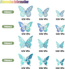 SAOROPEB 3D Butterfly Wall Decor - 48 Pcs, 4 Styles, 3 Sizes - Removable Stickers for Birthday & Party Decorations by CozyNest Decor