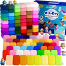 Air Dry Clay 102 Colors, Modeling Clay for Kids, Model Magic Clay, DIY Molding Clay Kit with Sculpting Tools, Soft and Non-Sticky, Arts and Crafts Gift for Boys Girls Kids by TinyTreasures Baby Boutique