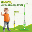 Toddler Spray Mop-Montessori Toys Mini Size Cleaning Mini Mop That Really Spray -Kid Pretend Play Toys Gift for Toddlers Girls Boys by TinyTreasures Baby Boutique