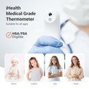 iHealth No-Touch Forehead Thermometer for Adults, Kids, Babies - 1s Fast Accurate, 3 Ultra-Sensitive Sensors, Quiet Vibration Feedback, Digital Large LED Digits, Easy to Use for Home & Nurses, PT3 by TinyTreasures Baby Boutique