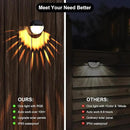 VNPONV RGB Solar Deck Lights Outdoor 6 Pack, Solar Fence Step Lights IPX7 Waterproof Led Solar Lights for Outdoor Stairs, Yard, Patio, and Pathway by GreenHaven Gardens