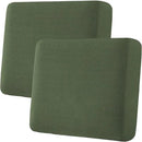 H.VERSAILTEX Super Stretch Individual Seat Cushion Covers Sofa Covers Couch Cushion Covers Slipcover Sets Thick Jacquard Textured Twill Fabric (2 Piece Large Sofa Cushion Covers, Bronze Green) by CozyNest Decor