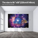 Planet Wall murals Peel and Stick Galaxy Wallpaper for Bedroom Nursery Room - 58"x86" by CozyNest Decor