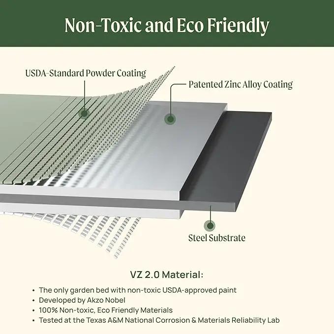 Elevated Raised Garden Bed-V Series, 2' x 6' Garden Beds with Legs & Storage Rack for Patio Porch, 1000 Lbs Weight Capacity, Outdoor Planter Boxes for Gardening Herbs Vegetables Flowers, Olive Green, photo 3 of 9