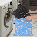 2pcs Travel Waterproof Laundry Bag, Cloth Diaper Wet Dry Bags with Handle & 2 Zipper Pockets, Reusable Washable Dirty Clothes Bag for Baby Adult Travelling Hanging, Bathing Beach Pool Daycare by TinyTreasures Baby Boutique