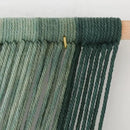 Macrame Wall Hanging Green Yarn Art Dip-Dye Boho Wall Decor Fiber Wall Art Craftsmanship Home Decor 57" W x 39" L by CozyNest Decor