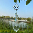Dog Memorial Suncatcher Colorful Sunlight, Dog Memorial Gifts, Rainbow Impressions for Pet Loss, Pet Sympathy, Thoughtful Dogs and Cats Remembrance, Bereavement Gifts by GreenHaven Gardens