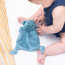 Bella Tunno Bubbi Buddy – Soft, Plush Lovey Pacifier Holder for Baby Pacifiers to Soothe, Comfort, and Bring Baby Teething Relief, Colorful Animal-Themed Baby Lovey (Monkey) by TinyTreasures Baby Boutique